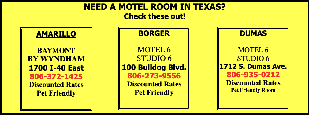 Motels In Texas advertisement