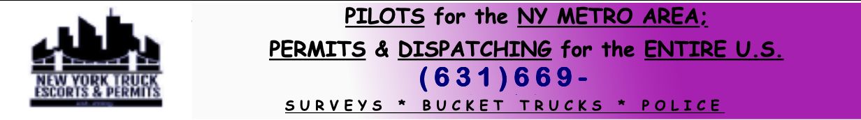 NY Truck Escorts & Permits advertisement